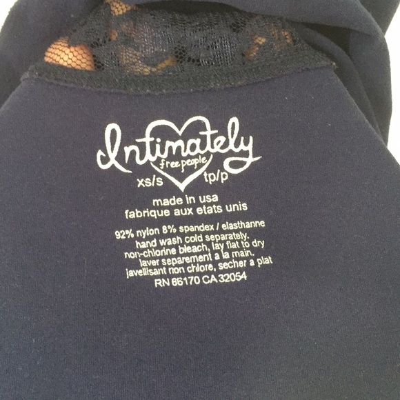 Free People Bodycon XS/S NAVY - Picture 7 of 7